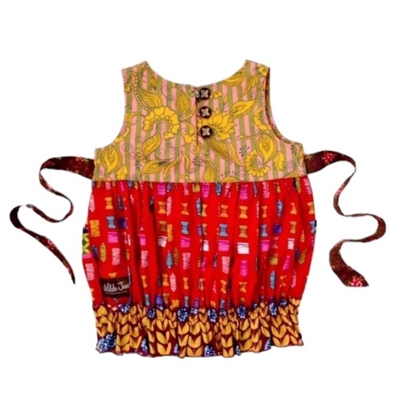 MATILDA JANE Jester Red Shasta Bubble Top Paint By Number Collection Size 2T - Picture 2 of 16